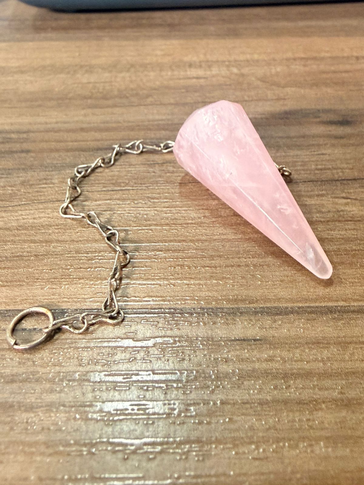 Pêndulo Natural Facetado De Cristal para Reiki E Radiestesia - Cores Diversas - Imagem 5